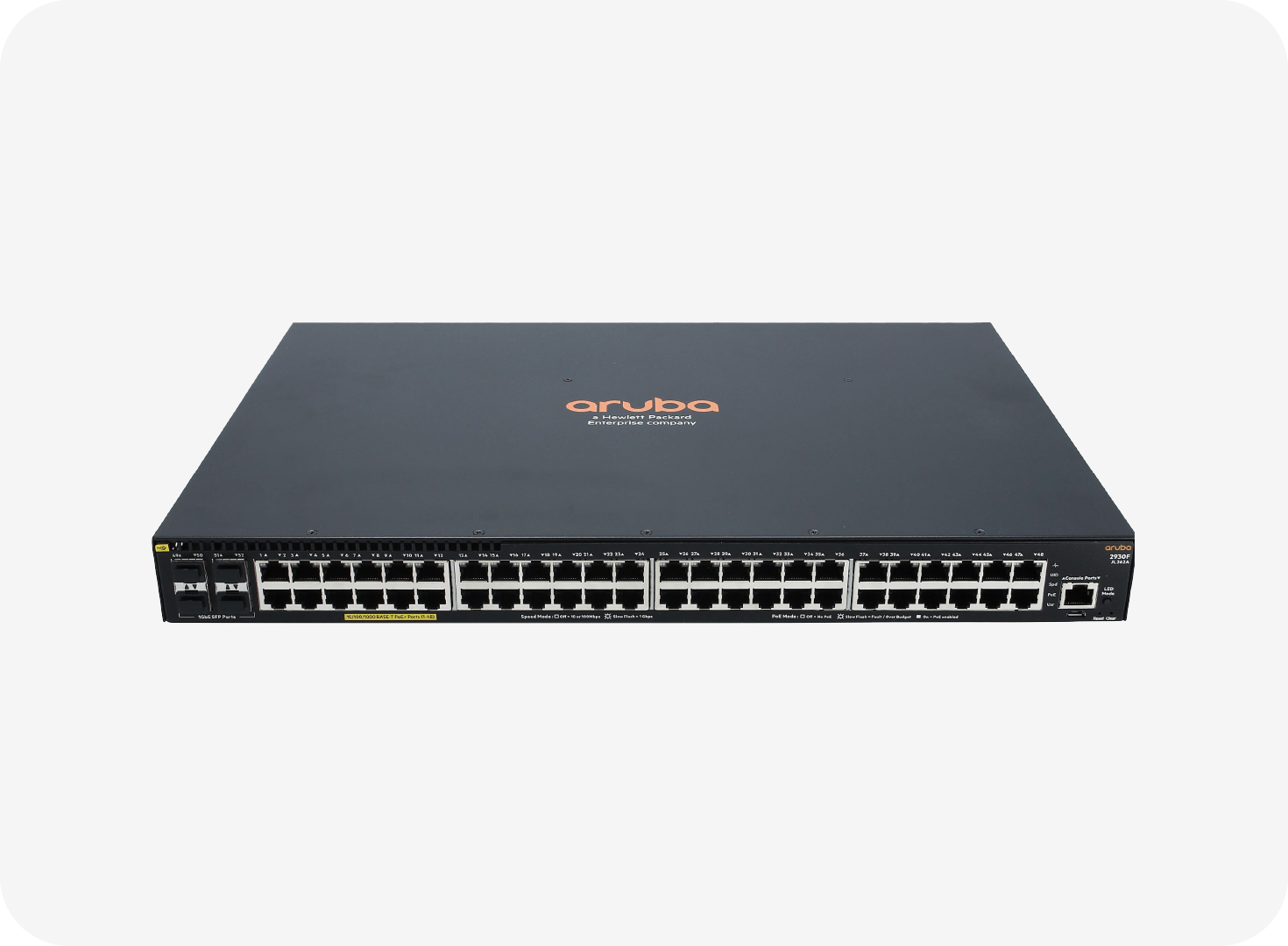 Buy Aruba 2930F 48G PoE+ 4SFP+ T Switch (JL264A) in Dubai, UAE